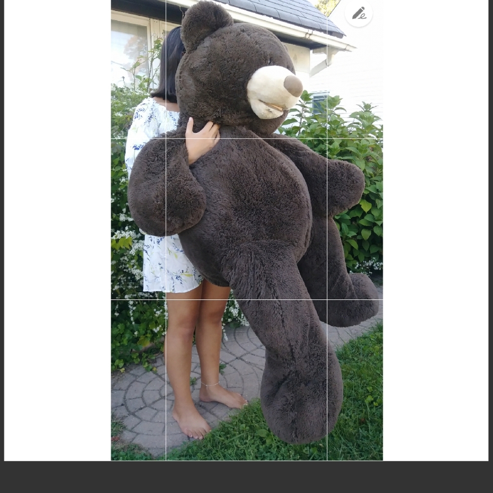 HUGE!!! 60" TEDDY BEAR